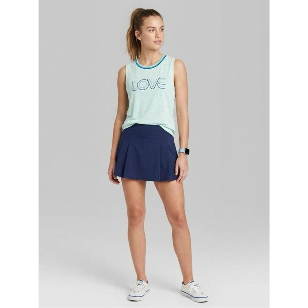 Old Navy Active Go-Dry Love Muscle Tank Mint L Coquette Sporty Retro